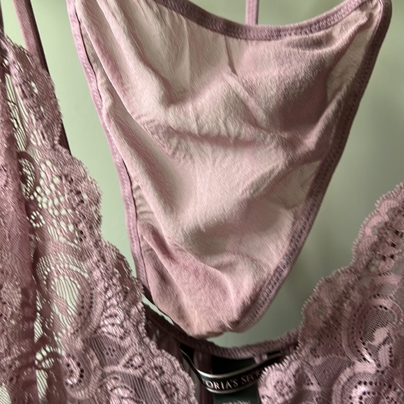 Victoria’s Secret mauve pleated teddy - Picture 6 of 6